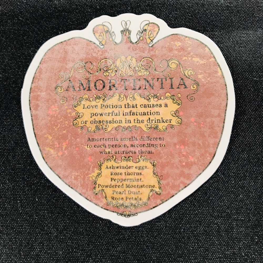 Amortentia Witchy Sorceress Supreme Potion B0ttle Label Sticker - Picture 4 of 8